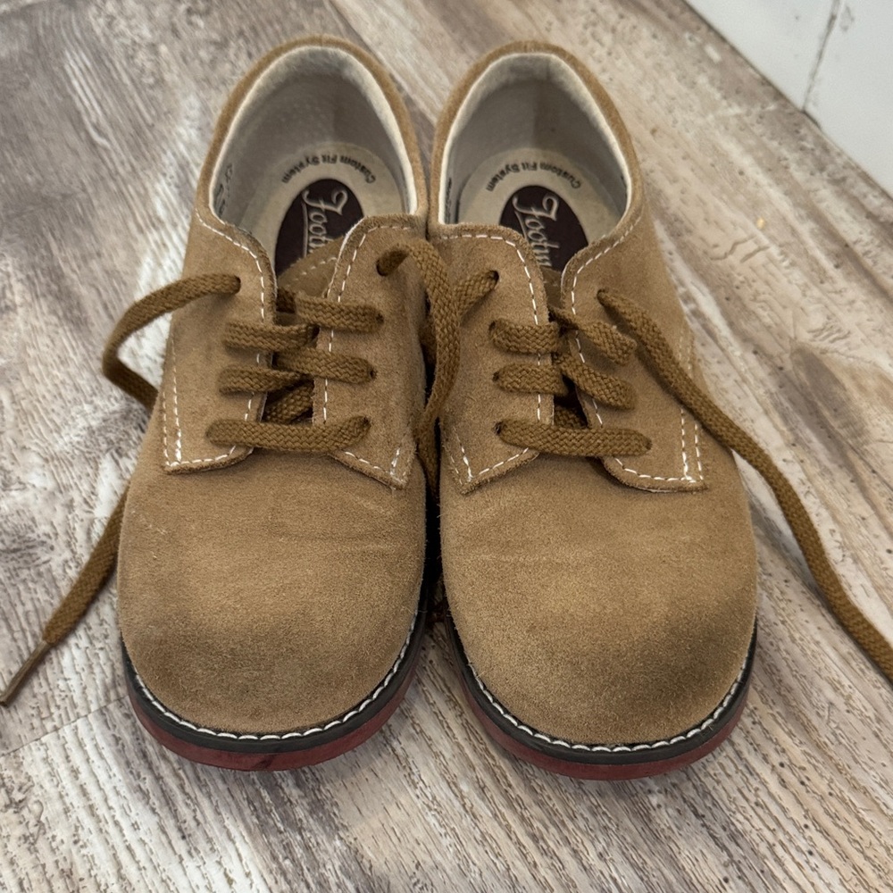 Boy's Footmates Suede Lace-Up Shoes - Size 12.5 - $30